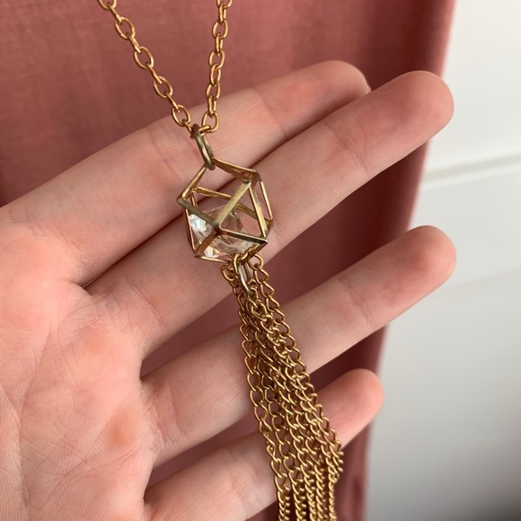 Pinc Dusty Rose Sleeveless Drop Waist Mini Dress - Picture 5 of 6